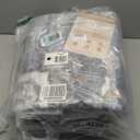 Lessymo 8x10 Vintage Medallion Rug for Living Room, Machine Washable Area Rugs for Bedroom Dining Room Under Table, Soft Low Pile Carpet with Non Slip Backing, Blue Grey/Beige