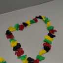 Zeyune Juneteenth Leis Decorations Juneteenth Flower Leis Bulk Black History Month Flower Necklaces June 19th Party Supplies Black Freedom Day Party Decorations(12 Pcs)