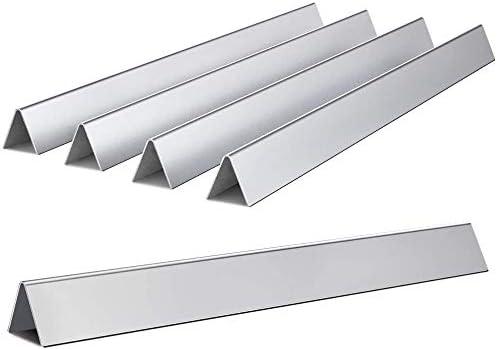 S753F(5-Pack) 22 1/2" Stainless Steel 7536 7537 16GA Flavorizer Bars for Weber Genesis Silver B and C, Spirit 700 Weber 900