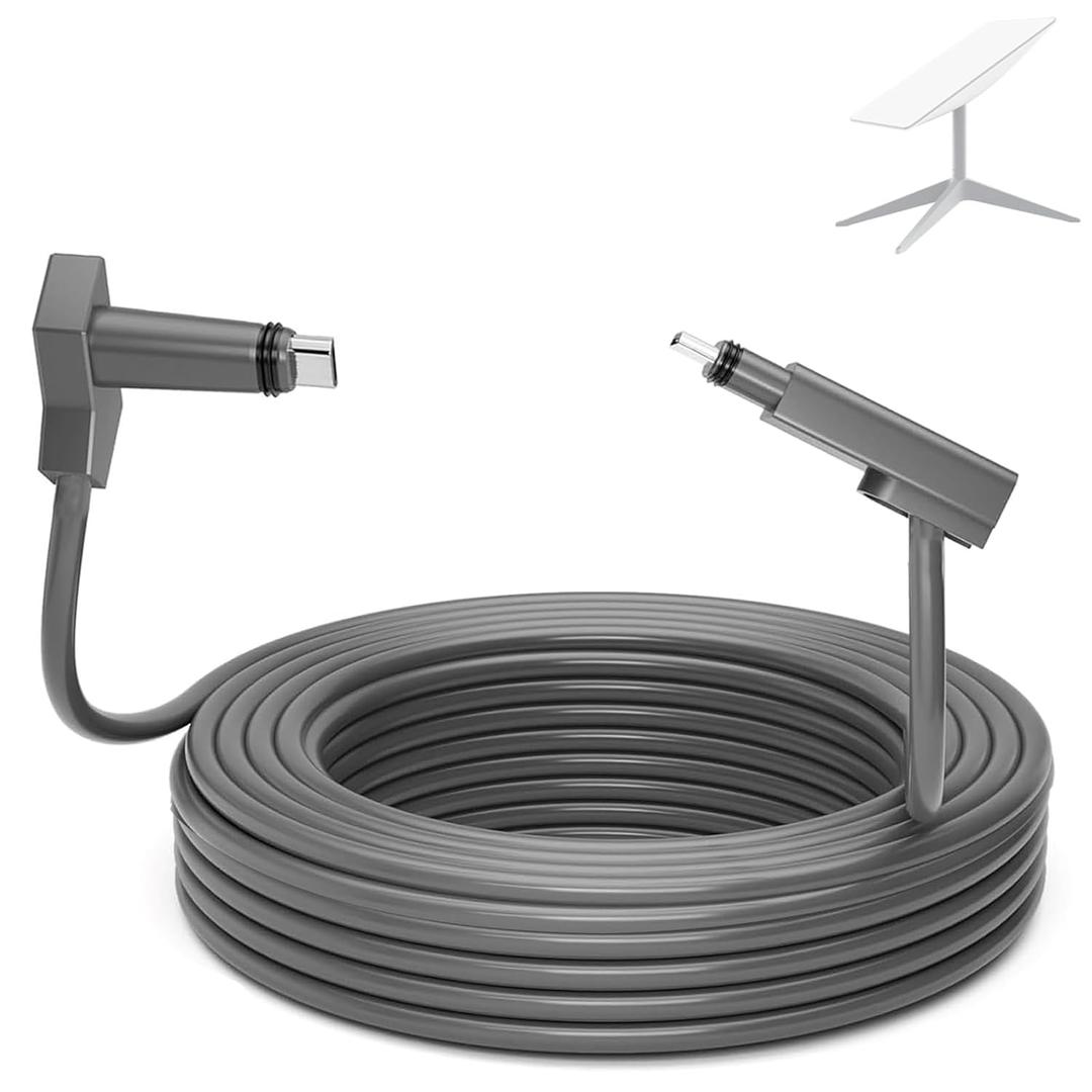 CHGRNLF Gen 2 Cable for Starlink 30FT, Replacement Cable for Star Link V2 Standard Actuated Kit Waterproof Grey