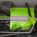 Earthwise LSW70021 21-Inch Width Leaf & Grass Push Lawn Sweeper, Black