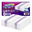 Swiffer WetJet Hardwood Floor Cleaner Spray Mop Pad Refill, Bathroom Cleaning Supplies, Hardwood Floor Cleaner, Multi Surface, 24 Count