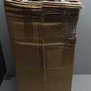 Tall Nightstand Set of 2 Side Table with 2 Drawers Modern Night Stand Wooden Rustic End Table Narrow Bedside Table with Below Open Shelf Solid Feet for Bedroom, White+Walnut