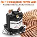 CLUBRALLY Golf Cart Solenoid 12V LPL6003 Solenoid Relay with Diode, Fits for Club Car Tempo 2018-Up and Club Car DS & Precedent 1984-Up, OEM#1013609,1014948