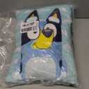 Bluey 3D Snuggle Pillow - Super Soft Blue Plush Pillow - Measures 15 Inches