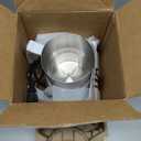 7-IN-1 Milk Frother, 20.3 OZ Milk Frother and Steamer with Temperature Control Stainless Steel Electric Milk Frother Dishwasher Safe Hot and Cold Foam for Latte Hot Chocolate Cocoa (White)