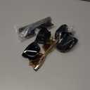 Reader Sunglasses 3 Pack Reading Sunglasses for women Stylis Style UV400 Full Lens Outdoor Reader Spring Hinge (Black, Champagne, White Tortoise)