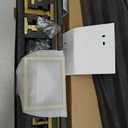 TQKAG Brushed Gold Bathroom Hardware Accessories Set 5 Pieces, Double Post Pivoting Toilet Paper Holder Set Stainless Steel Square Bathroom Towel Bar Holder Set Wall Mounted