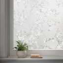 Artscape Blossom | Decorative Privacy Window Film with Textured Glass Pattern | Non-Adhesive & UV Protection | Easy to Apply & Removable | 24 x 36 Inches | Made in USA