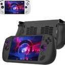 Protective Case for Lenovo Legion GO S, KONXISA Silicone Case, Durable Cover with Shock-Absorption and Anti-Scratch Design, Protective Covers for Console & Games Accessories, Black