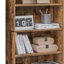 VASAGLE 6-Tier Bookshelf, Storage Organizer, 23.6 x 9.5 x 63.2 Inches, 6 Tiers Open