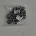 50pcs 1/2 Inch / 1.27cm Cable Clamps, Stainless Steel Insulated Clamp Wire Organizer Clips Mounting Cord Fastener Clips