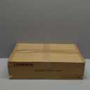 LEPOWER Wood Tripod Floor Lamp, Mid Century Standing Lamp, Modern Design Studying Light for Living Room, Bedroom, Study Room and Office, Flaxen Linen Shade with E26 Base Brown