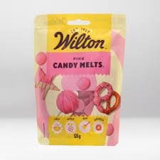 Wilton Pink Candy Melts Vanilla-Flavored 12oz. Bag for Baking & Candy Making Wafer Chips, 8/30/2026