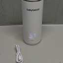 Baby Brezza Portable Warmer  3X Faster Baby Bottle Warming - Travel Breastmilk and Formula Warmer - Safe, Even Heating - Up to 9oz - No Adapters, White