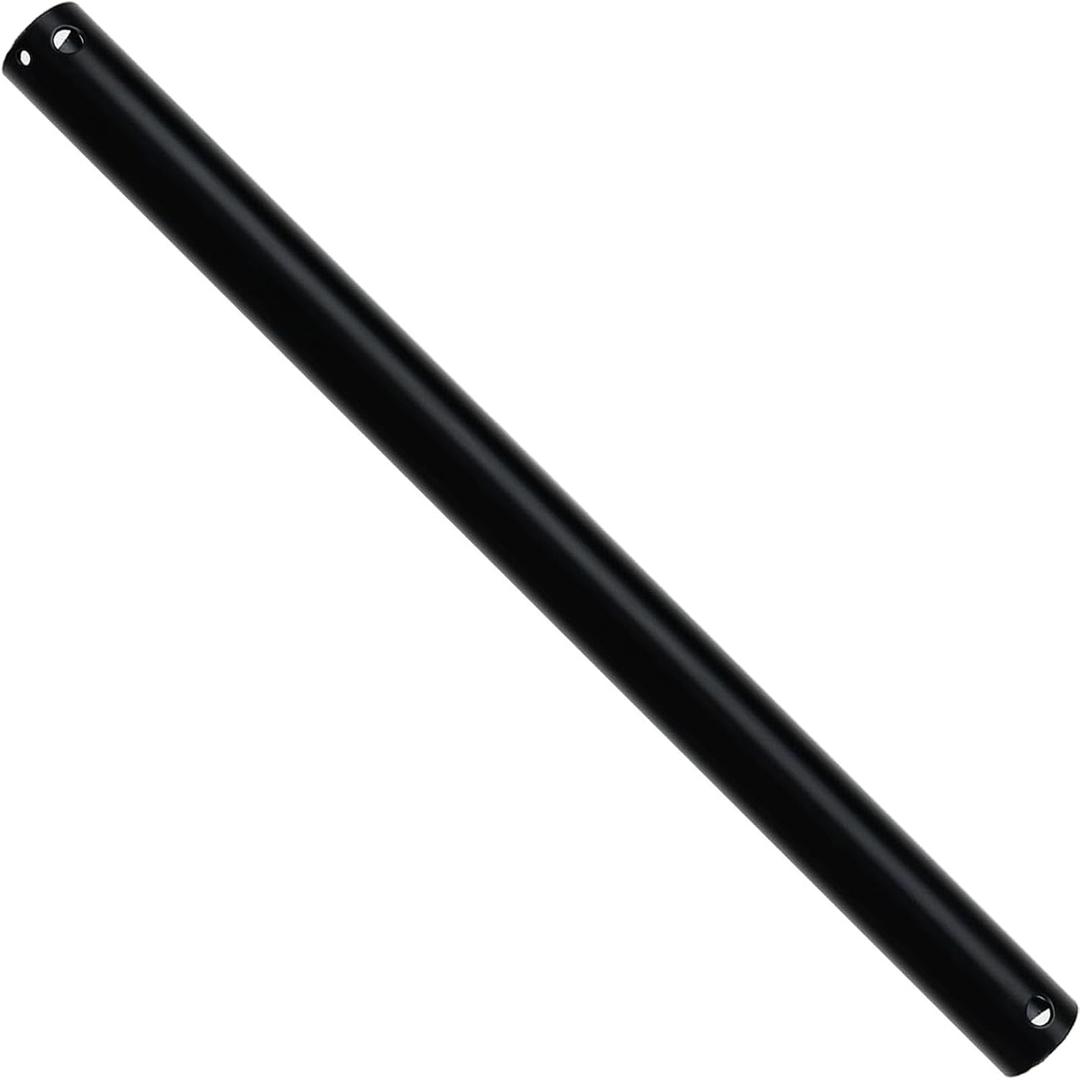 48 Inch Ceiling Fan Downrod,Extension Rod for Multiple Ceiling Heights,Non Threaded (Black) with 3 wires