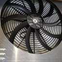 Aluminum Radiator 16'' Fan Shroud For Chevy C/K Series/Truck 3100 3600 3800 3900 3.5L 3.8L 4.3L 1947-1954