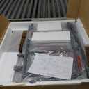 JOIN IRON 3-Piece Kitchen Dining Room Table Set for Small SpacesIron Wood Square Table with 2 Chairs for Kitchen Dining Room Furniture