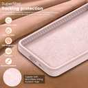 Liquid Silicone Case for Samsung Galaxy S25 with Magnetic Stand, Mil-Grade Drop Shockproof, Full Camera Protection Anti-Scratch Microfiber Lining Silicone Phone case, Pink