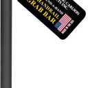 Stromberg Carlson AM-250 Lend-A-Hand Mini Assist Rail - RV Railing for Steps, RV Hand Rail & Folding Handle Entry Door Grab Bar, Travel Trailer Door Handle, RV Grab Handle, White, 22", Extends 10"