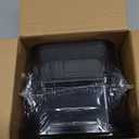 Adults Bento Lunch Box Set with Thermo Bag, 74oz Stackable Leak-proof 3-tiers Bento Box, Built-in Utensil and Sauce Container for Work, School, Dining Out (Black)