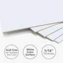 25 Pack Backing Boards Only - 9x12 Uncut White Mats Matboards, Acid Free & White Core Backerboards, Ideal for Photos/Pictures/Prints/Frames/Arts
