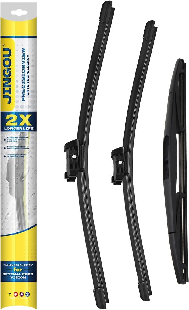 Windshield Wipers,26"+18" Front Wiper with 16" Rear Wiper Blade Sets Compatible with Subaru Outback 2020-2024,Automotive Replacement Windshield Wiper Blade (Pack Of 3)