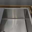 32"x19" Undermount Modern Kitchen Workstation Sink Stainless Steel Single Bowl R10 Radius Corners 16 Gauge, Drain Strainer, Anti-Scratch Standard Fit Cabinet & Remodel Sink Basin Dishwasher