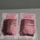 2 Pack Foil Curtain Backdrop Pink Metallic Tinsel Foil Fringe Curtains Photo Booth Props for Birthday Valentines Day Wedding Engagement Baby Shower Bachelorette Christmas Holiday Party Decorations