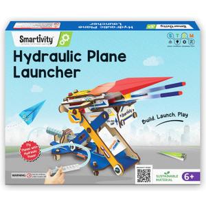 Smartivity 2in1 Hydraulic Aeroplane & Dart Launcher for Kids 6-14