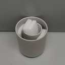 LE TAUCI Utensil Holder, 7.3"+5.4" Ceramic Kitchen Utensil Holder for Countertop, Large Cooking Utensil Crocks for Kitchen Counter, Morden Utensil Organizer for Spatula, Set of 2, Glaze Marble Gray