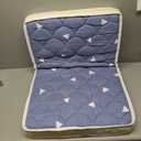 Premium Foam Mini Crib Mattress 38 x 24 x 4, Dual Sided with Soft Breathable Fabric, Noiseless and Odorless, Comfortable and Firm, Fits Most Mini Cribs (Does Not Fit Playard or Standard Crib) (Blue Dream)