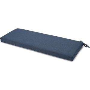 Klear Vu Rumba Outdoor/Indoor Bench Cushion, Wellfleet Bay Woven Revolution Performance Fabric, 44-inch, Indigo Klear Vu Rumba Outdoor/Indoor Bench Cushion, Wellfleet Bay Woven Revolution Performance Fabric, 44-inch, Indigo