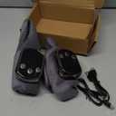 IFTHFOUR 2Pcs Foot and Ankle Massager with Heat, Portable Heated Wrap, 3 Vibration Modes and 5 Heat Settings, USB Charging, Ideal for Home and Travel