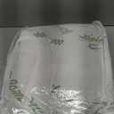 Ultra Soft Full Size Mattress Topper - Viscose Made from Bamboo Pillow Top Mattress Pad for Back Pain Relief - Naturally Cooling for Hot Sleepers, Green