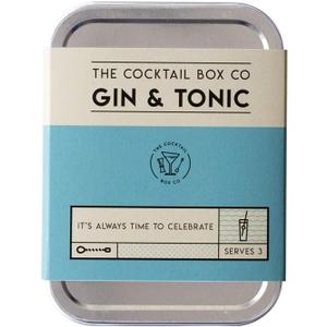The Cocktail Box Co Gin & Tonic Cocktail Kit - Make Premium Hand Crafted Cocktails Gifts for Him or Her - 1 Kit