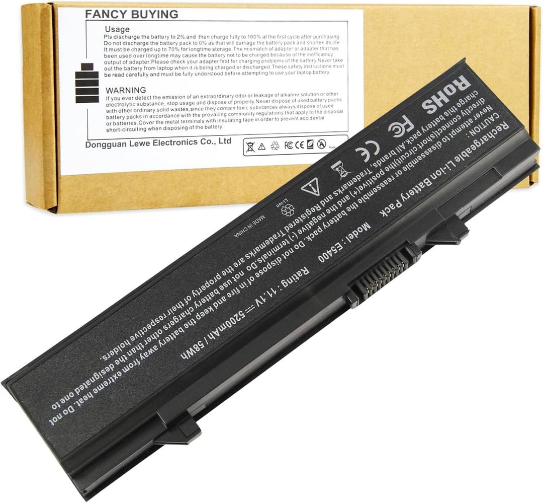 Fancy Buying Laptop Battery for Dell Latitude E5400 E5410 E5500 E5510 KM742 KM769 RM656 T749D