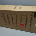 6-Tier Metal Storage Rack with Wheels, Sturdy Adjustable Wire Shelving Unit Rolling Shelf for Garage, Kitchen, or Pantry, 36" W x 14" D x 75" H, Black