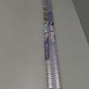 VELIMAX 1/2-Inch Reeded Glass Window Film, Frosted Reeds Window Film, Window Privacy Film, 3D Window Decals Non Adhesive for Bathroom Living Room Office, 35.4x157.4 inches