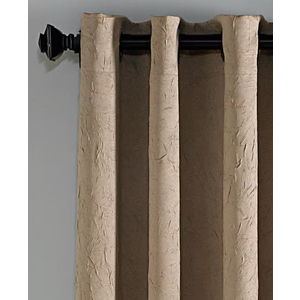 Taupe Solid Grommet Room Darkening Curtain - 50 in. W x84 in. L