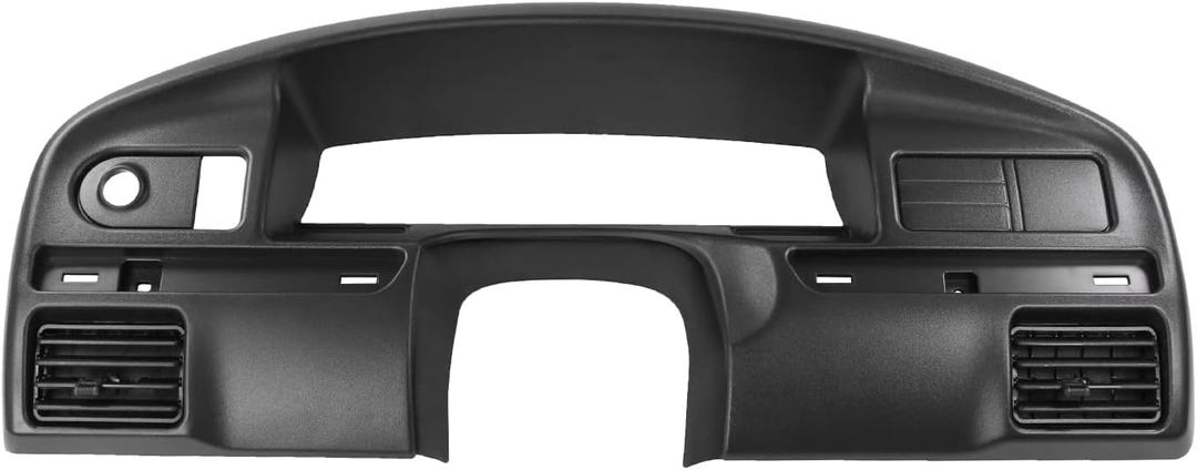 JDMSPEED Instrument Dash Cluster Bezel Dash Panel Replacement Compatible with 1992-1993 Bronco Ford F-250 F-350 with Gasoline Cluster Dash Bezel F2TZ-15044D70-A