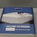 Tug Proof Bed Sheet Holders Set Keep Sheets Firm & Tight , Fitted Mattress Corners, College Dorm Room Essentials For Girls , White Lock Keepers King Queen Bedding Daily Accessories Rv Bedroom Gifts