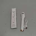 Heated Eyelash Curler Premium PRO - Fast Heat up in 8s - 24 Hours Long Lasting - Rechargeable Electric Eyelash Curler with Type-C, Innovative L Silicone, 2 Heat Modes, Anti-Burn Eyelid, White-HB