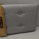 SONGMICS HOME Storage Ottoman, 35 Gallons End of Bench, 15.2 x 43.2 x 15.2 Inches, for Entryway, Living Room, Light Gray