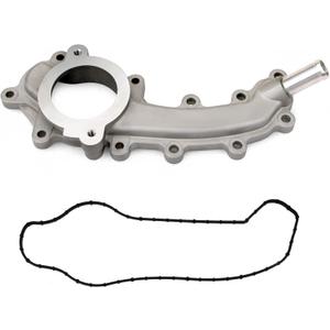 MITZONE Upgrade Engine Coolant Crossover Water Outlet Compatible with 2011-2021 Jeep Dodge RAM Chrysler 3.6L V6 Vehicles - Grand Cherokee Journey Grand Caravan Town & Country 200 300 RAM 1500