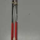Winco 16" Stainless Steel Serving Tongs with Non-Slip Handle, Red