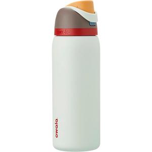 Owala FreeSip Insulated Stainless Steel Water Bottle with Straw for Sports, Travel, and School BPA-Free Sports Water Bottle, 32 oz, Boneyard | Insulated, with Straw, for Sports, Travel, and School, BPA-Free
