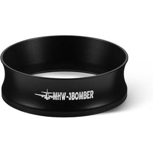 MHW-3BOMBER 54mm Espresso Dosing Funnel Magnetic Coffee Dosing Ring Portafilter Funnel Barista Tools Compatible with 54mm Espresso Portafilter DR5547B-OS