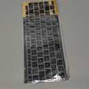 Silicone Keyboard Cover Skin for MacBook Air 13.3 inch A2337 M1 Released in Nov. 2020 US Layout Ultra Thin Protector Cover Skin NOT for 13.6" M4 M3 M2 A2681 A3113 A3240 (Black)