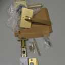 goldenwarm Gold Privacy Door Handle, Heavy Duty Zinc Alloy Interior Door Handles, Interior Brushed Gold Door Lever for Bedroom, Bathroom, 4 Pack